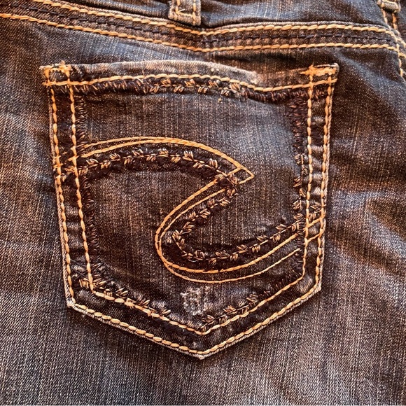 Silver Suki Jeans Mid Straight 32/32 - Picture 10 of 16